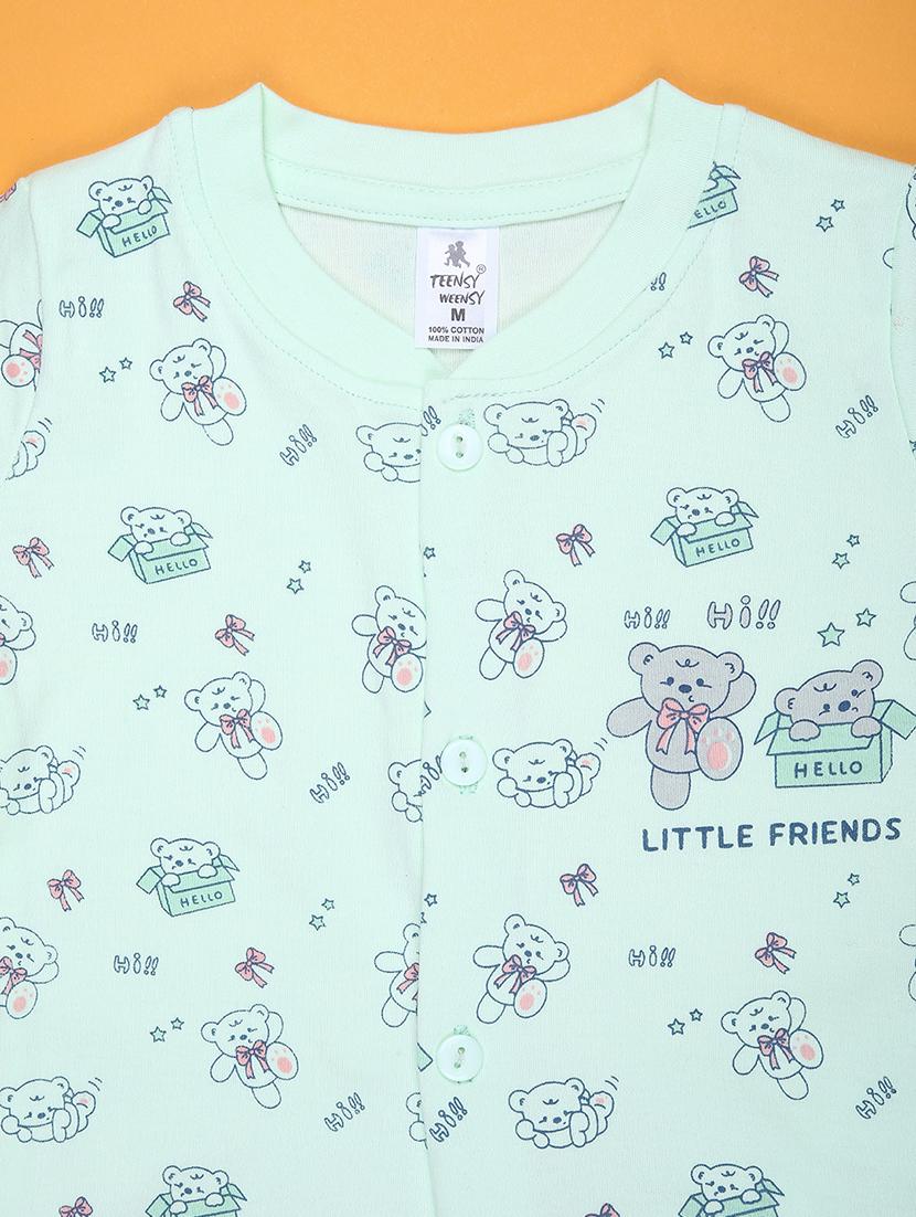 kids printed t-shirt and shorts co-ord set - 21957580 - Standard Image - 2