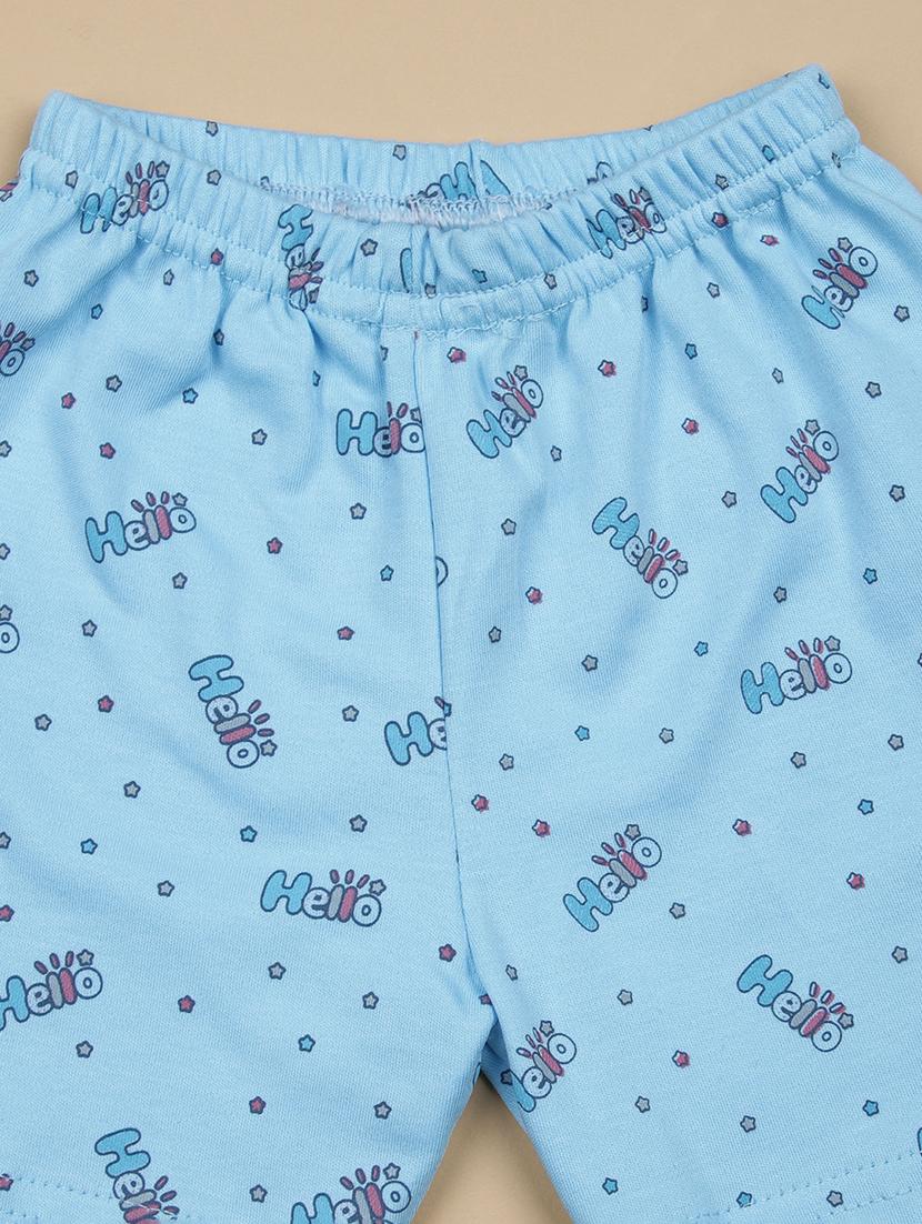 kids printed t-shirt and shorts co-ord set - 21957582 - Standard Image - 2