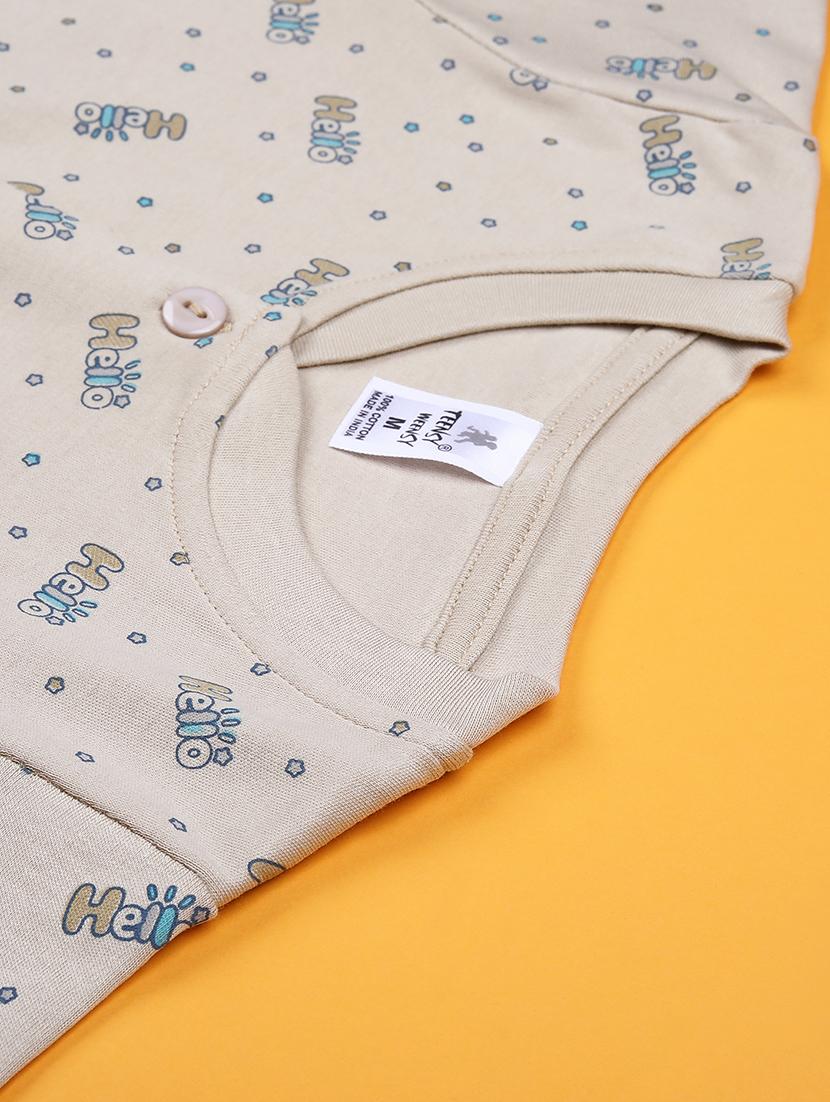 kids printed t-shirt and shorts co-ord set - 21957583 - Standard Image - 2