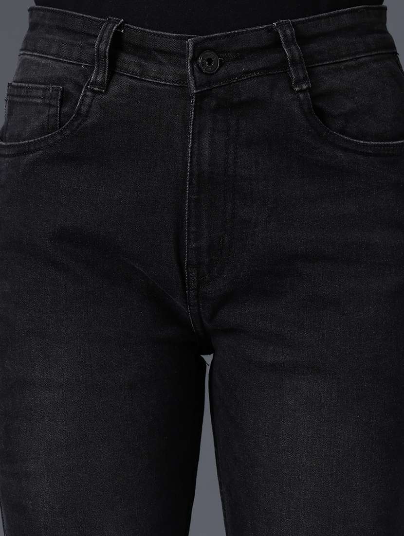 women solid mid rise straight fit jean - 21957730 -  Standard Image - 2