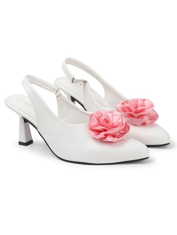 women white back strap sandal - 21957755 - Standard Image - 2