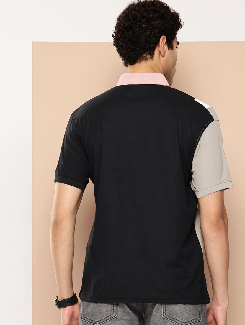 men front & back print round neck oversized t-shirt - 21957907 - Standard Image - 2