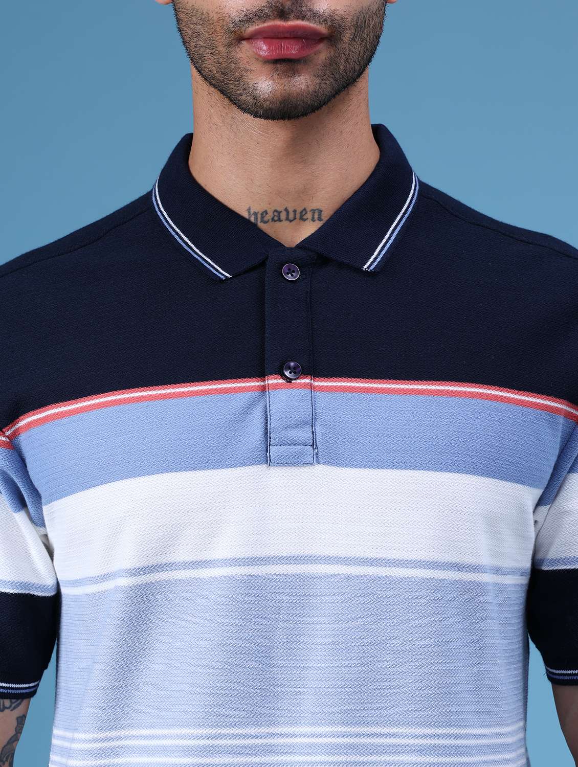 light blue poly cotton tshirt - 21958217 - Standard Image - 2