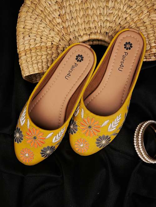 women embroidered slip on mule - 21958240 -  Standard Image - 0