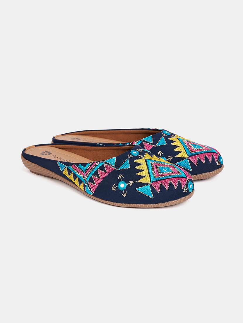 women embroidered slip on mule - 21958251 -  Standard Image - 2