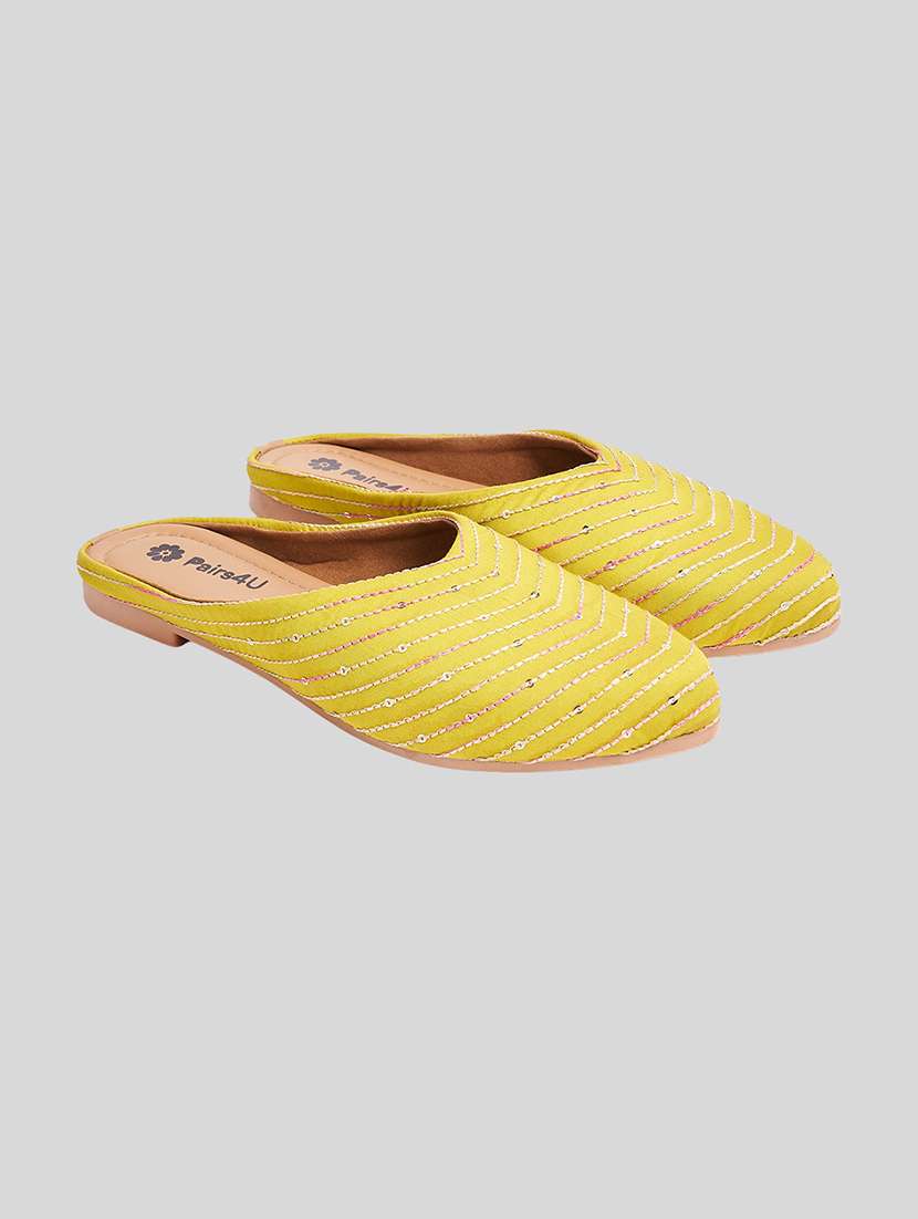 women embroidered slip on mule - 21958262 -  Standard Image - 2