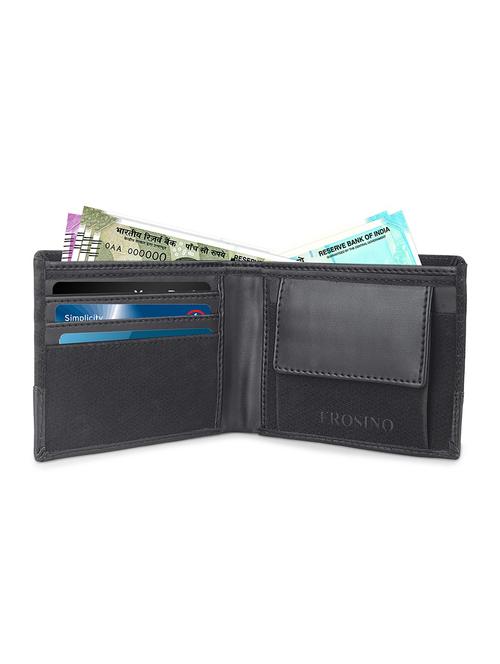 men black leatherette wallet - 21958465 - Standard Image - 0