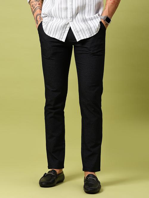 men solid mid rise flat front casual chinos  - 21959339 -  Standard Image - 0