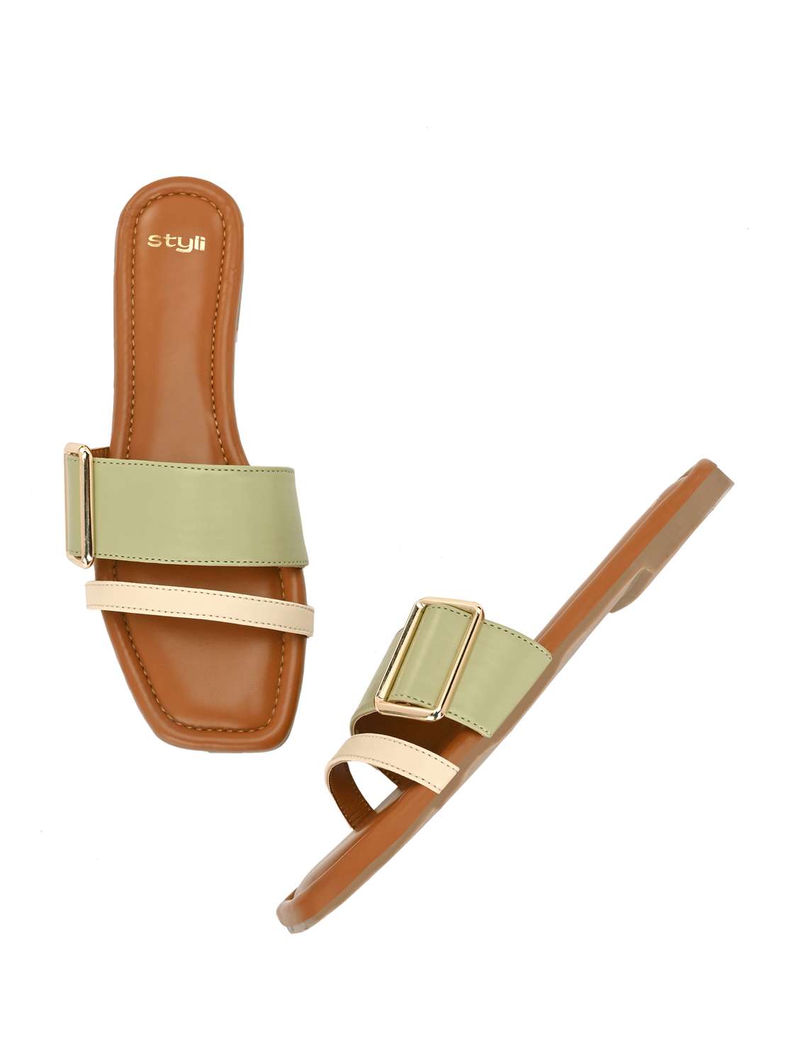 women neo mint slip on sandal - 21959634 -  Standard Image - 2