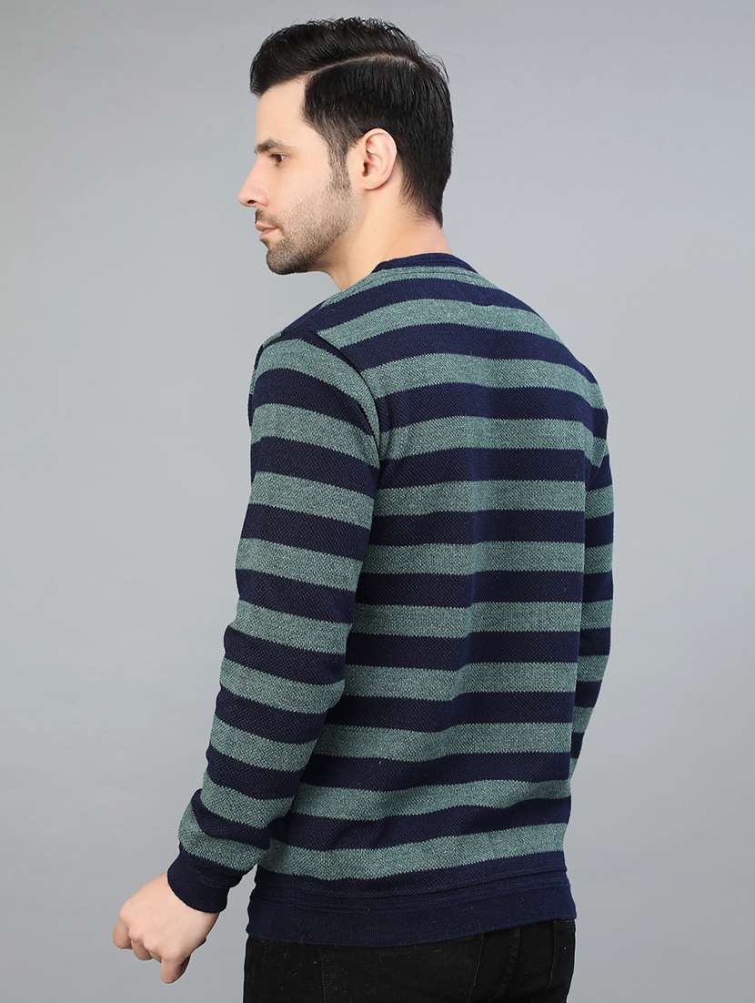 men striped long sleeve regular fit pullover  - 21959706 -  Standard Image - 2