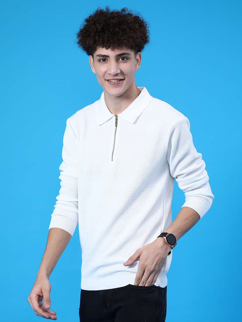 men self design long sleeve regular fit pullover - 21959744 -  Standard Image - 2