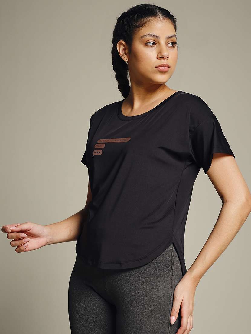 placement print round neck t-shirt - 21959980 -  Standard Image - 2