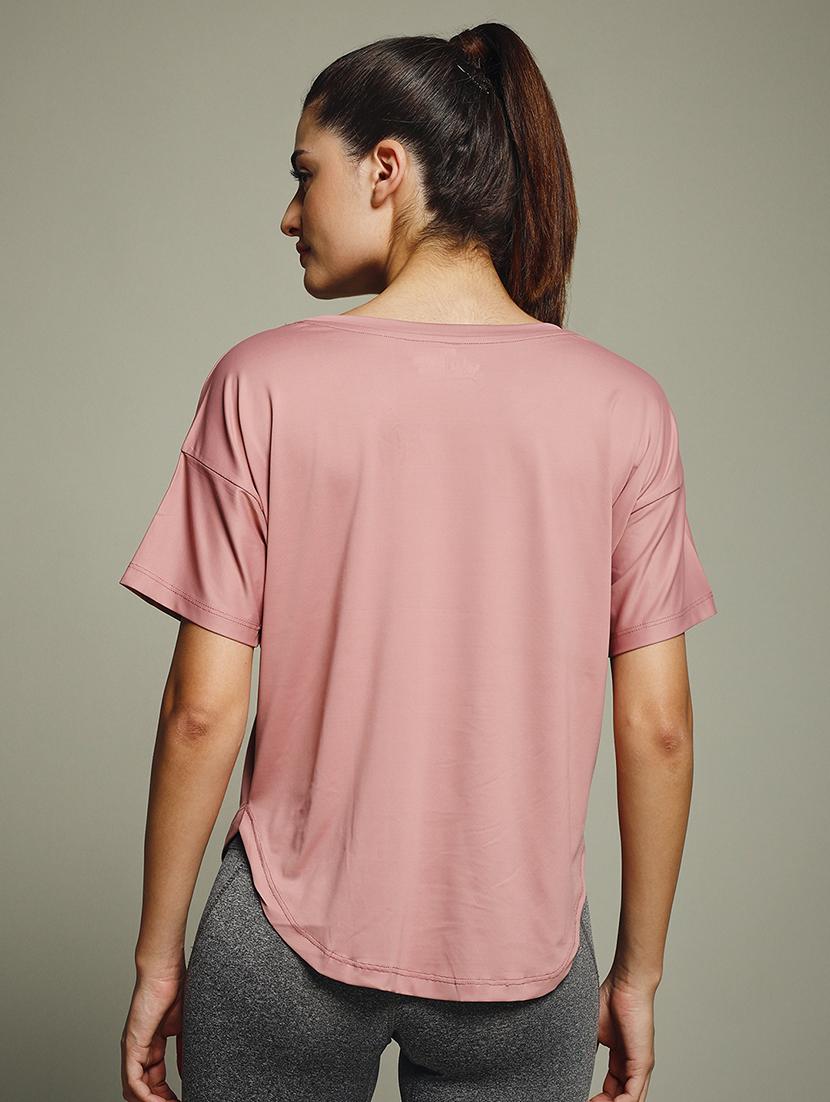 women typography prnted dri-fit sports t-shirt - 21960161 - Standard Image - 2