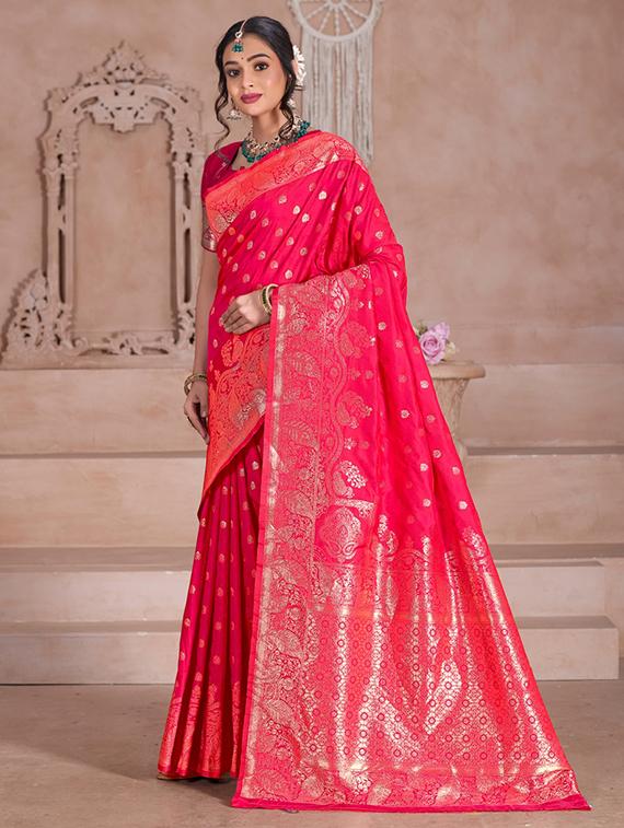 women self design banarasi saree with blouse - 21960296 - Standard Image - 2