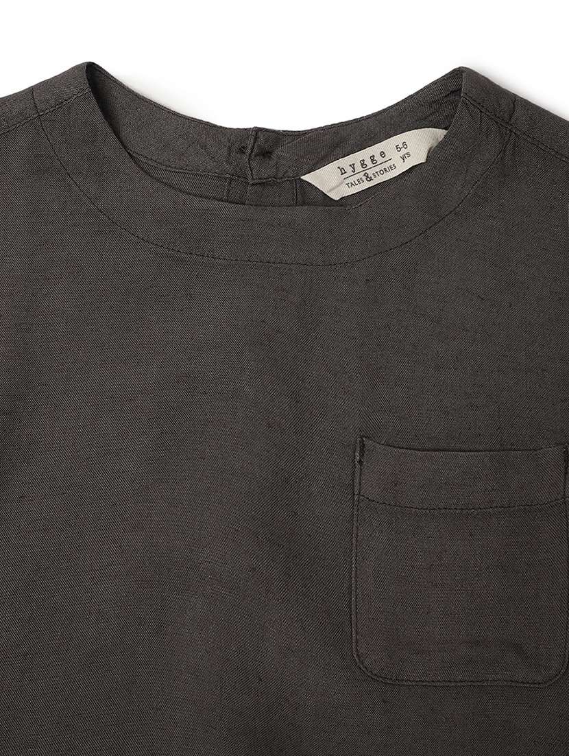 boys solid long sleeve regular fit t-shirt - 21960307 -  Standard Image - 2