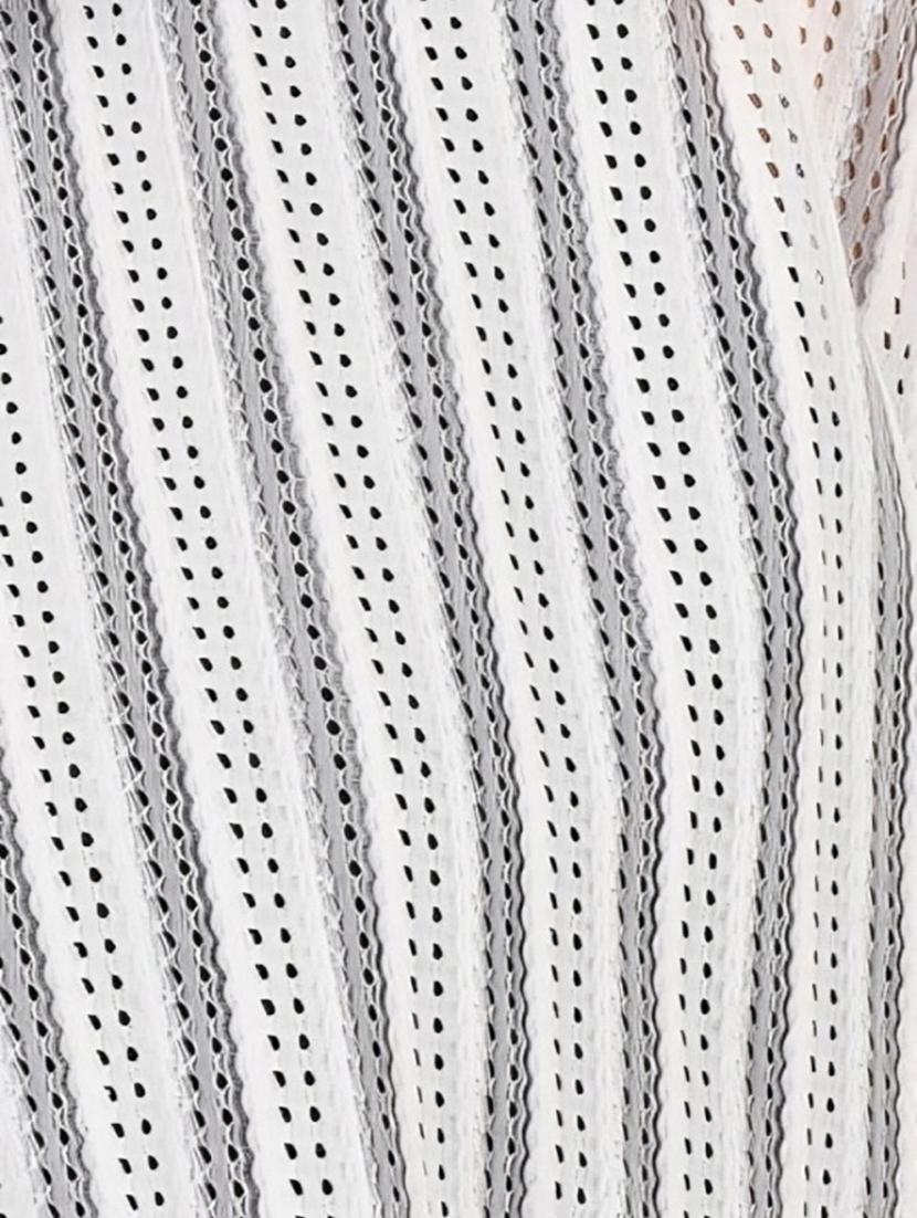 women striped collared short sleeve crop shirt - 21960549 - Standard Image - 2