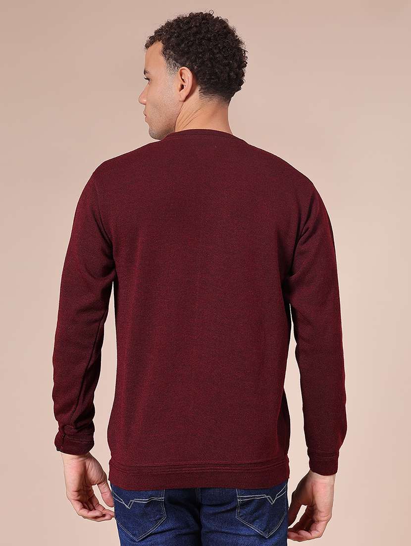 men solid long sleeve regular fit pullover - 21960778 -  Standard Image - 2