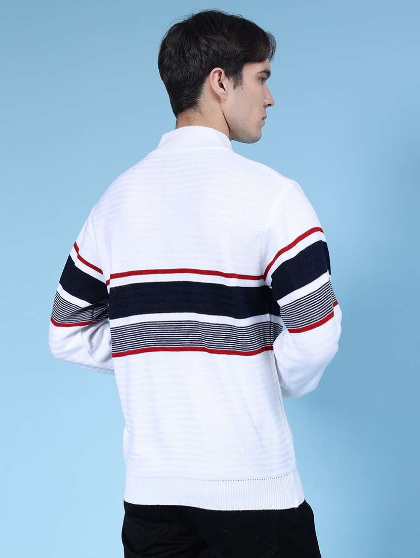 men striped long sleeve regular fit pullover - 21961124 -  Standard Image - 2