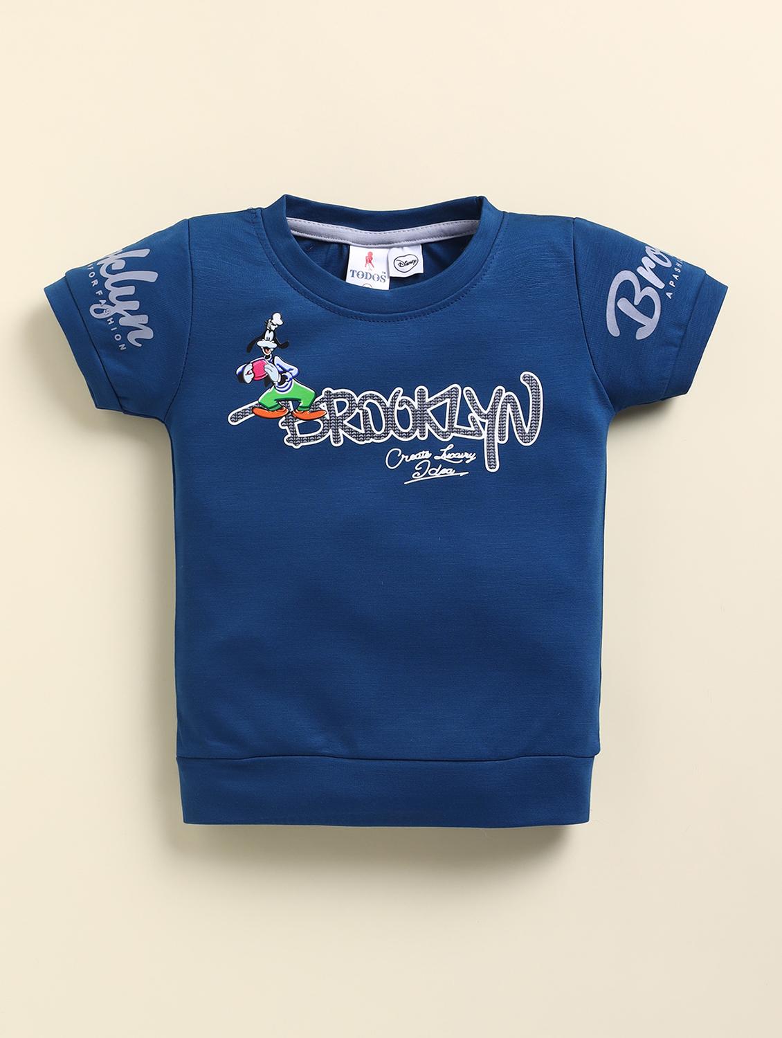 boys printed t-shirt and shorts set - 21961393 - Standard Image - 2