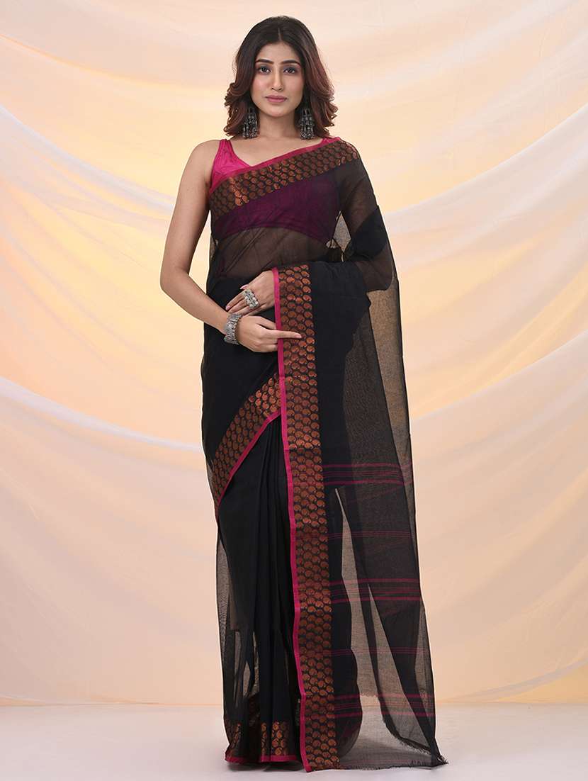 women self design tant saree