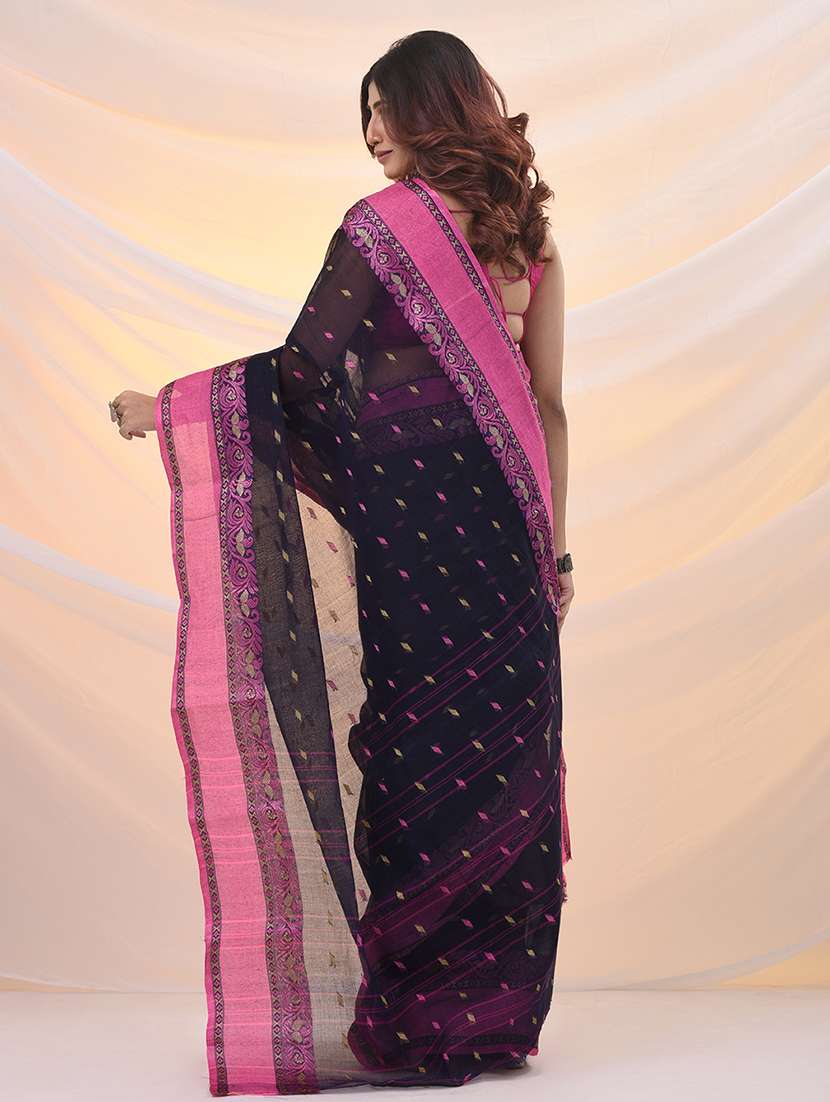 women self design tant saree - 21961434 - Standard Image - 2