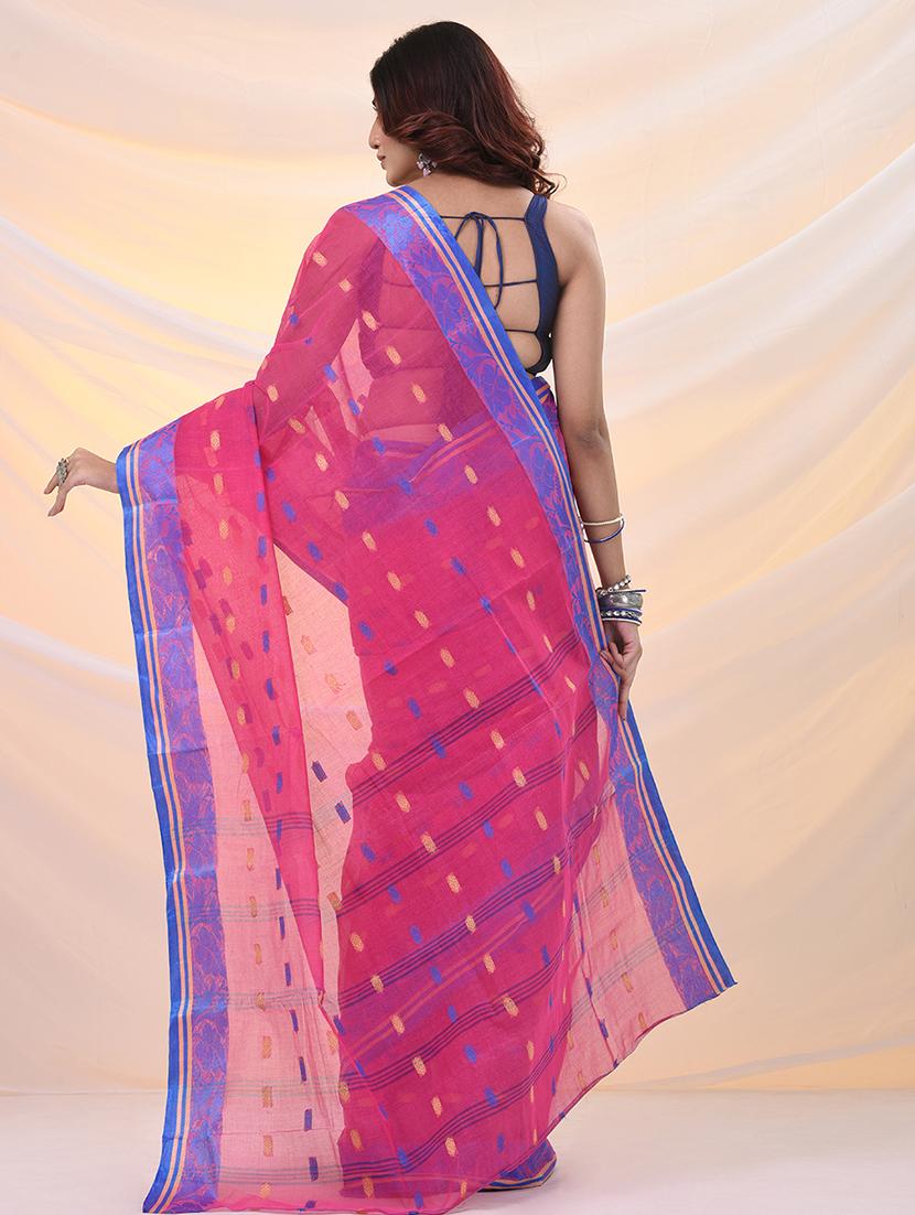 women self design tant saree - 21961439 - Standard Image - 2