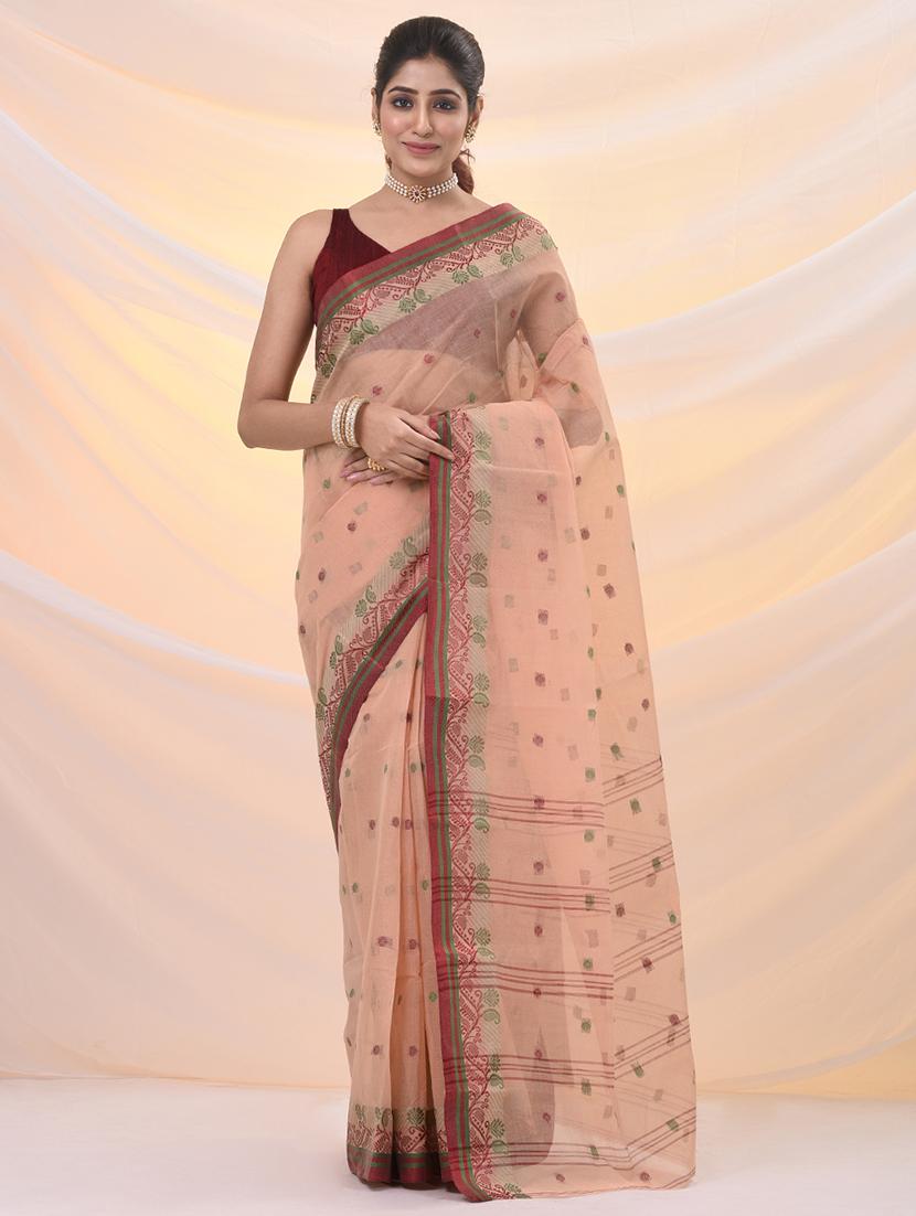 women self design tant saree - 21961444 -  Zoom Image - 0