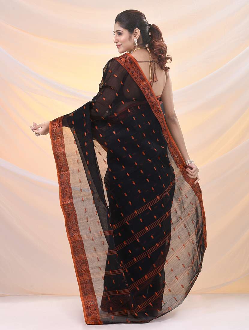 women self design tant saree - 21961445 - Standard Image - 2