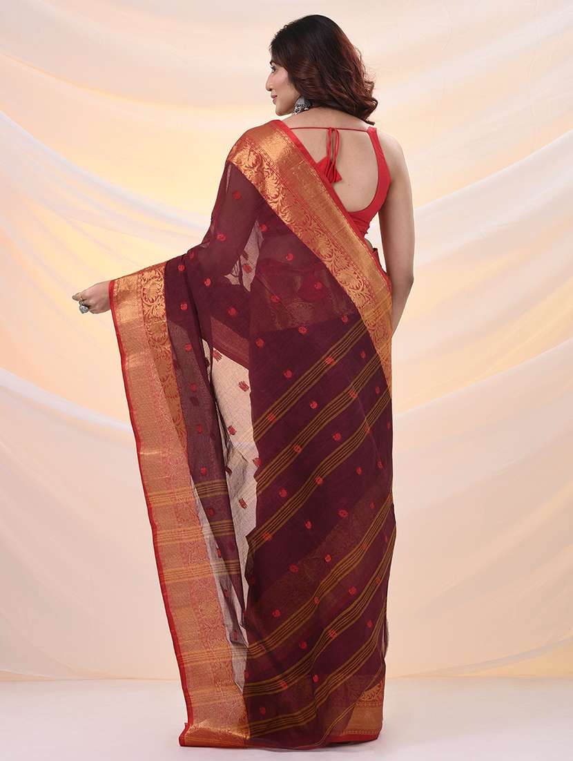 women self design tant saree - 21961457 - Standard Image - 2