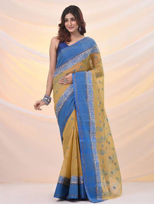 women self design tant saree - 21961458 - Standard Image - 0