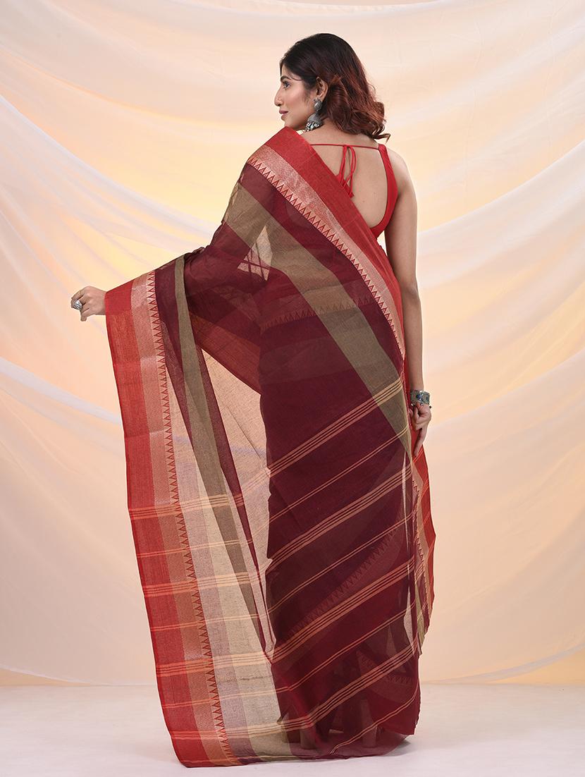 women self design tant saree - 21961460 - Standard Image - 2