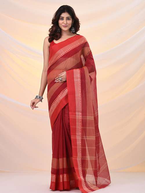 women self design tant saree - 21961461 - Standard Image - 0