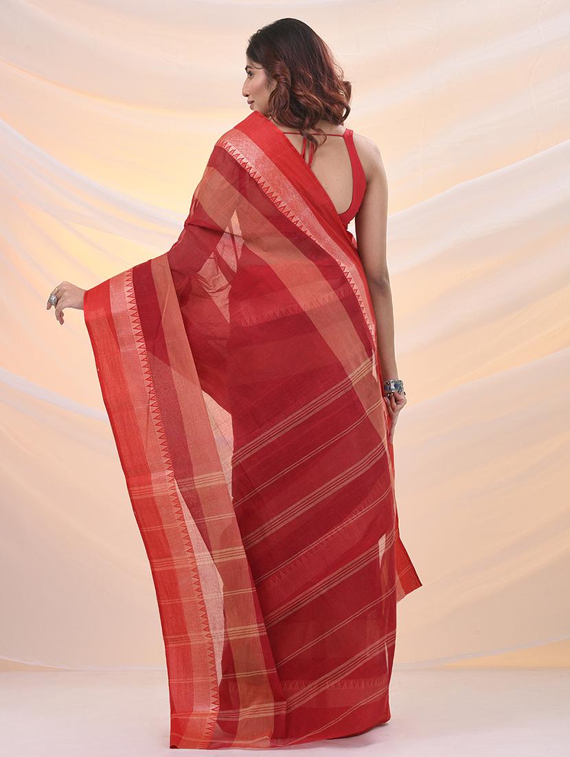 women self design tant saree - 21961461 - Standard Image - 2