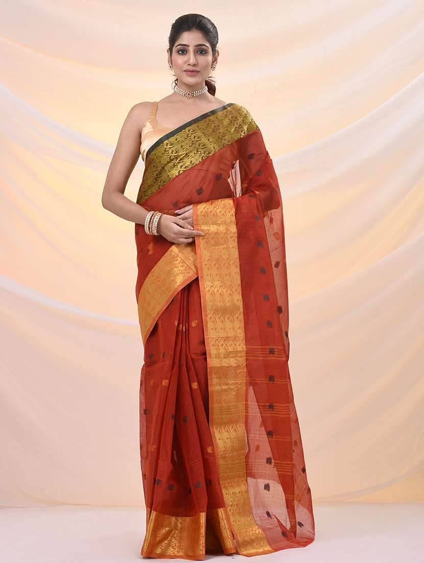 women self design tant saree - 21961464 - Zoom Image - 0