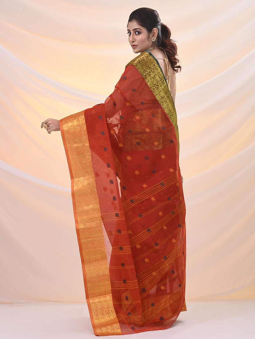 women self design tant saree - 21961464 - Standard Image - 2