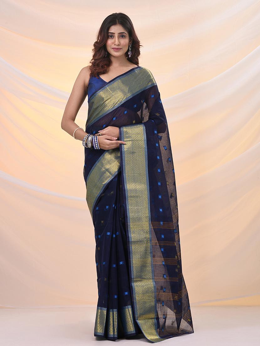 women self design tant saree - 21961466 -  Zoom Image - 0
