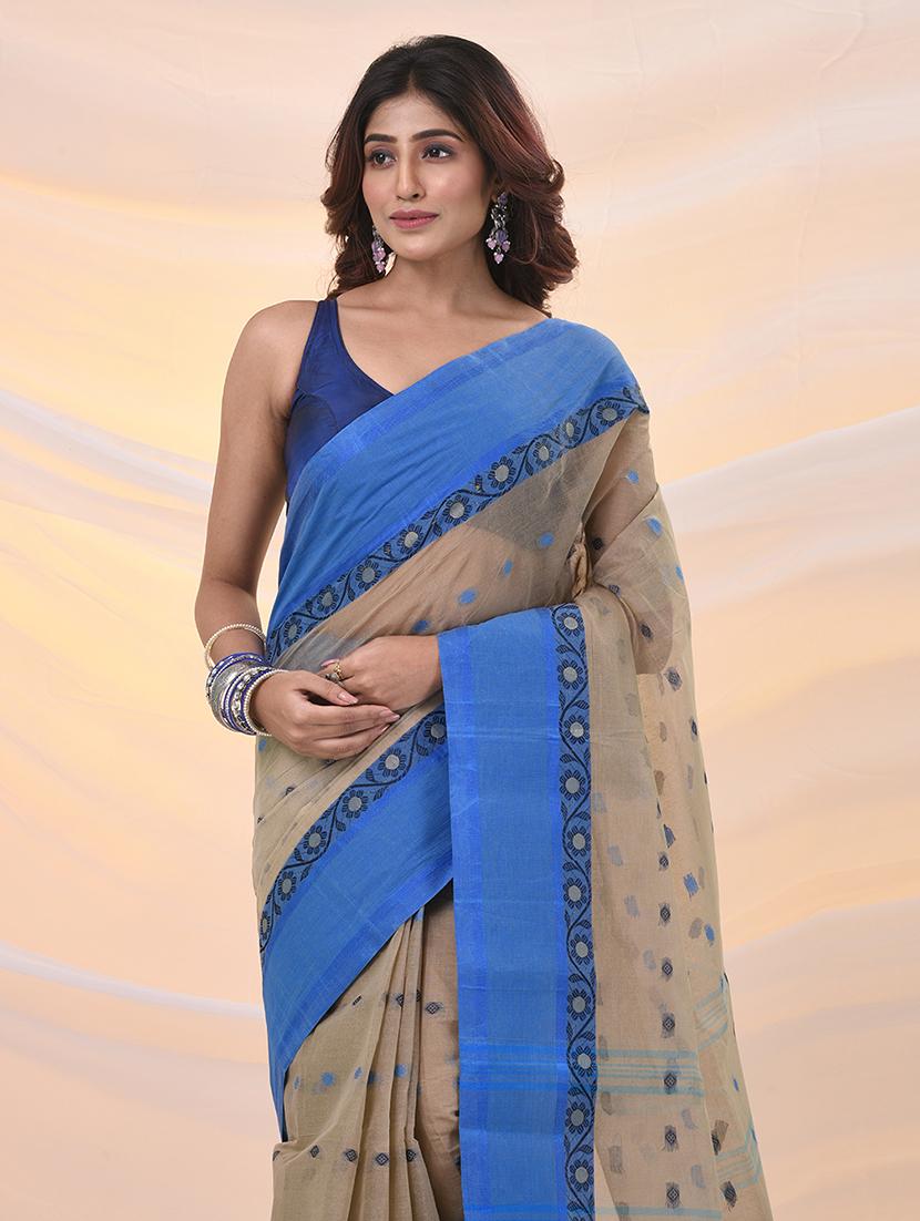 women self design tant saree - 21961468 - Standard Image - 2