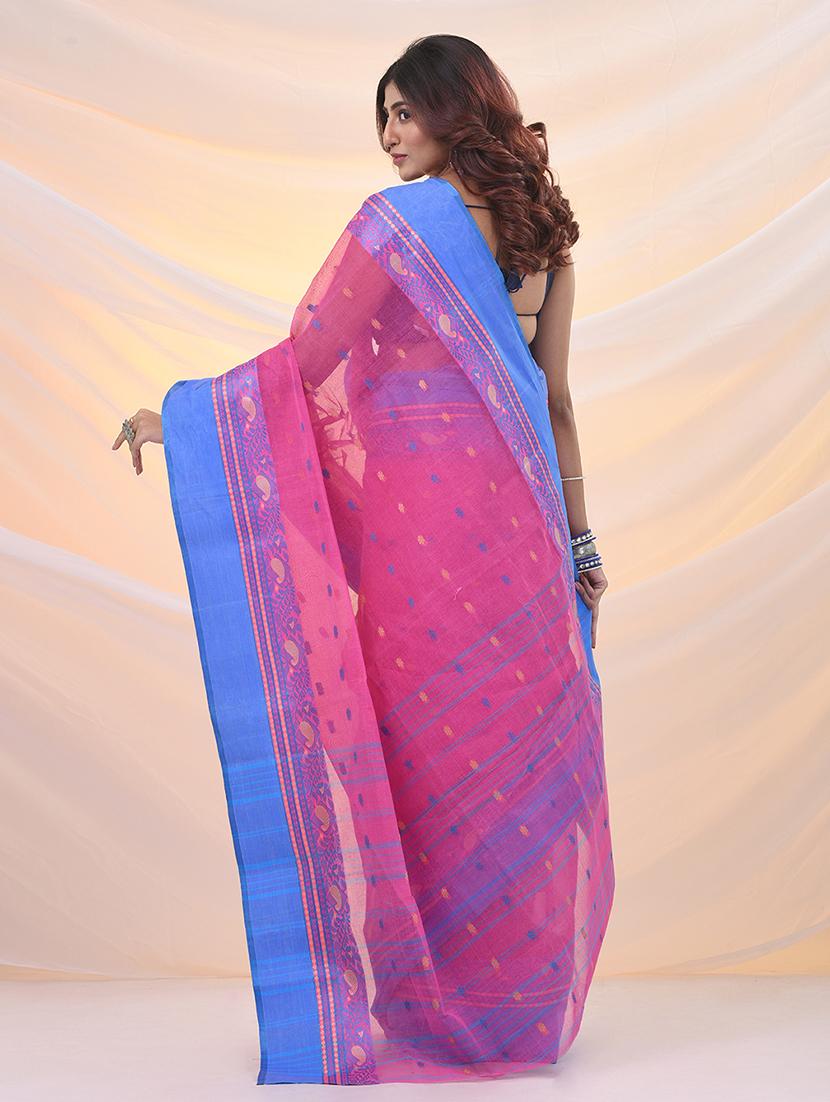 women self design tant saree - 21961471 - Standard Image - 2
