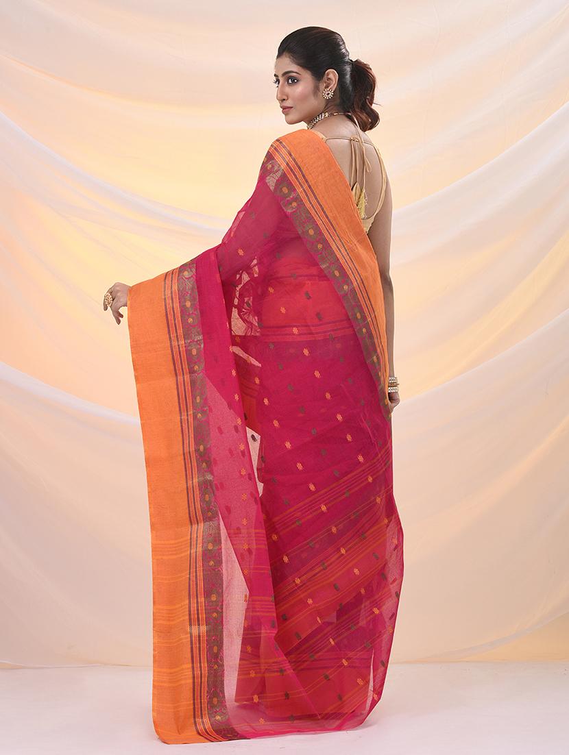 women self design tant saree - 21961472 - Standard Image - 2