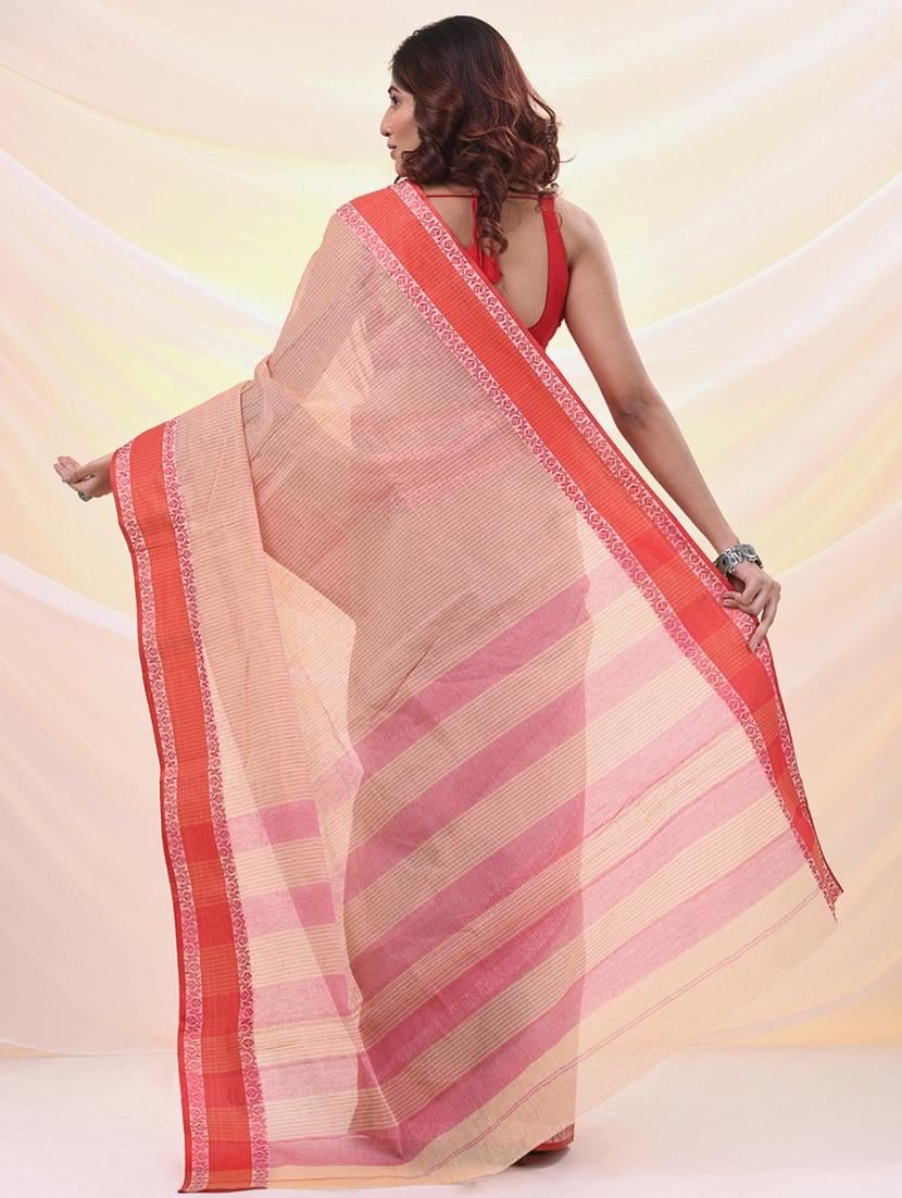 women self design tant saree - 21961476 - Standard Image - 2