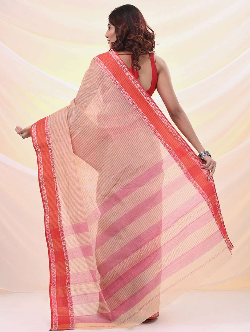 Women Self Design Tant Saree