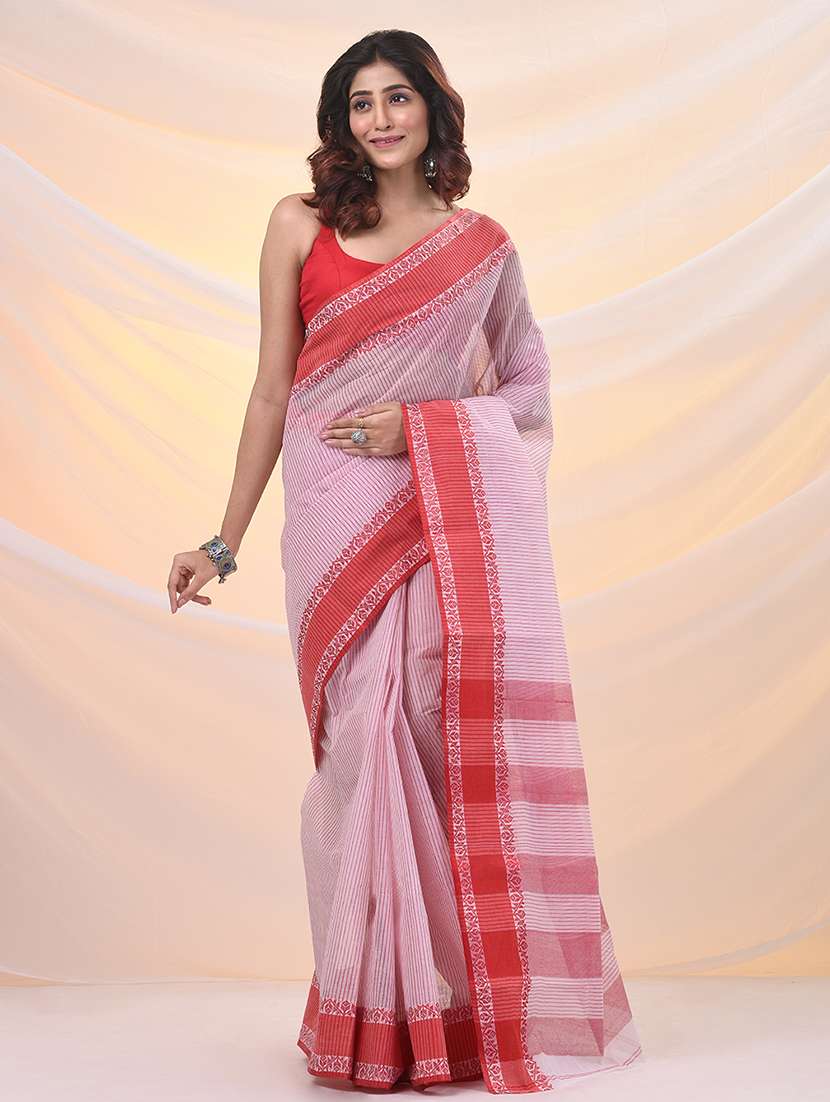 women self design tant saree