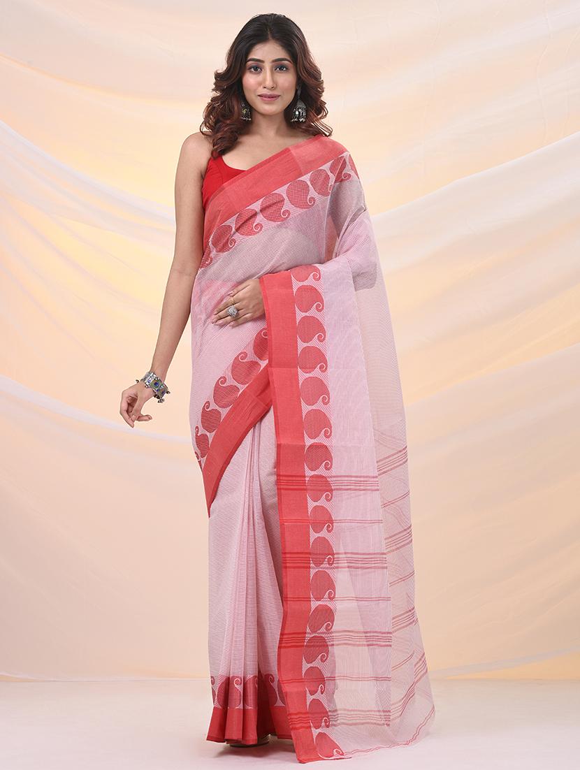 women self design tant saree - 21961478 -  Zoom Image - 0