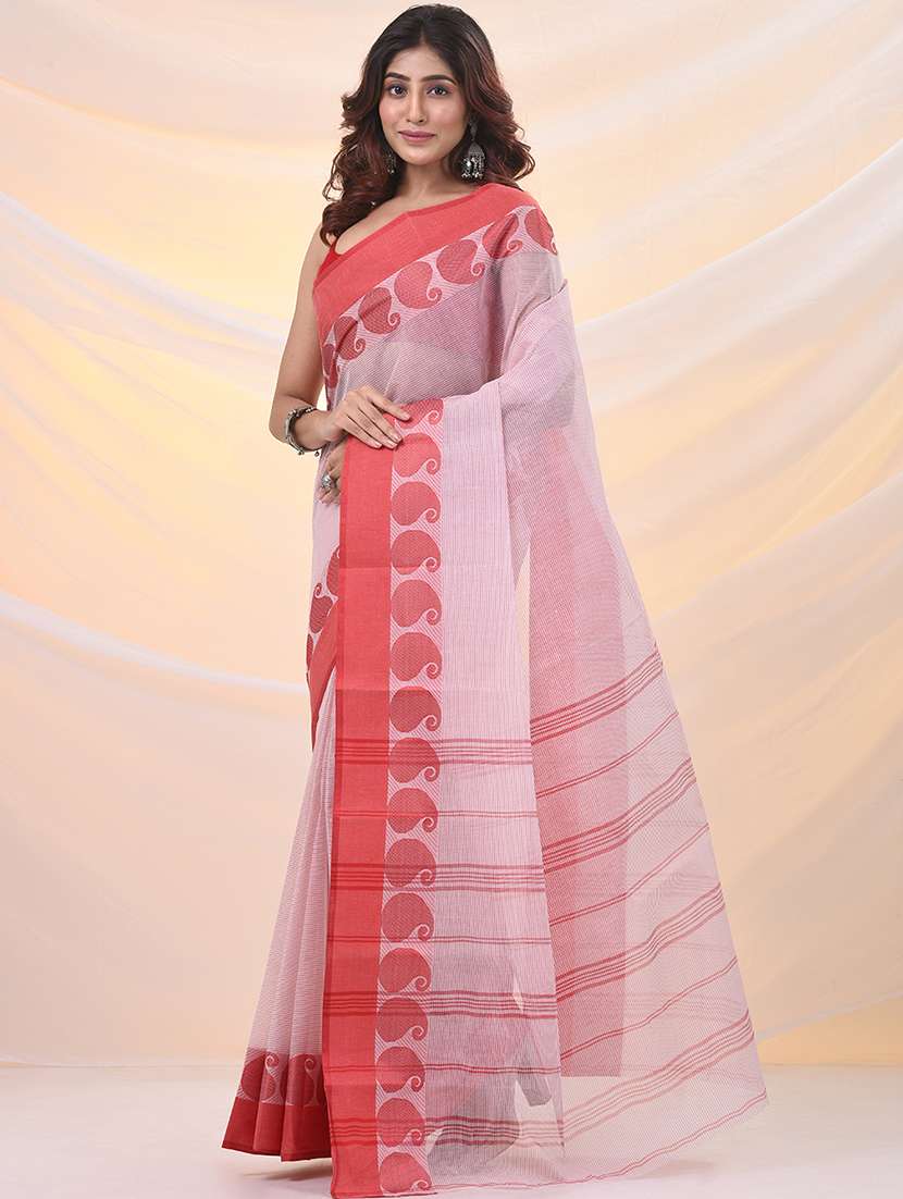 Women Self Design Tant Saree