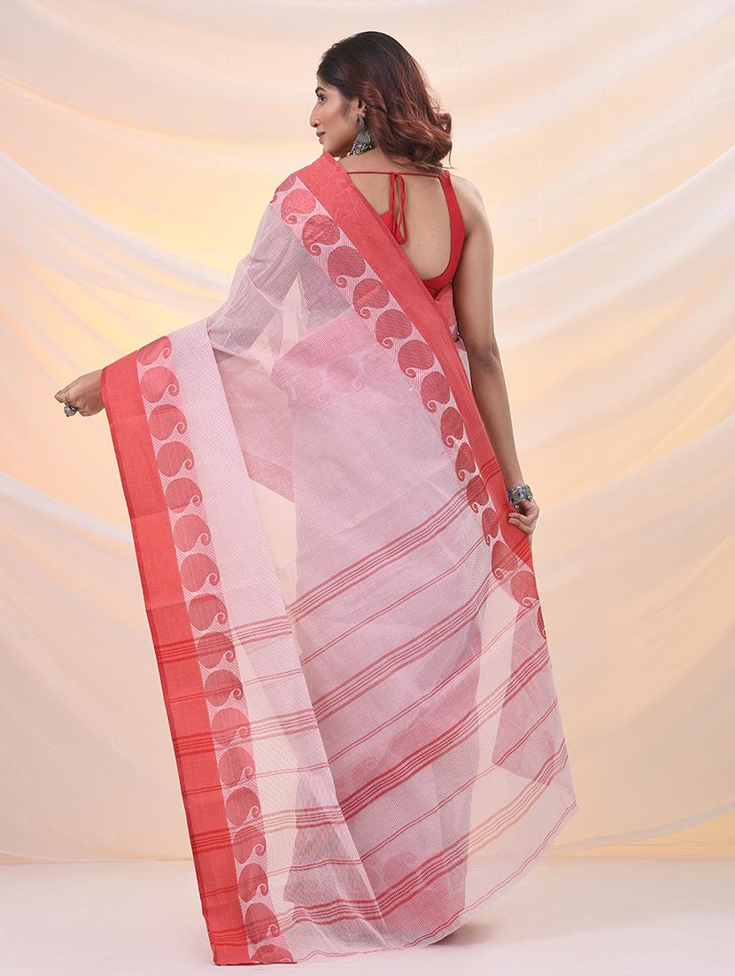 women self design tant saree - 21961478 - Standard Image - 2