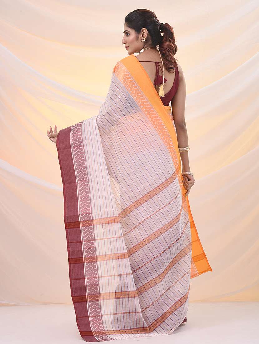 women self design tant saree - 21961481 - Standard Image - 2