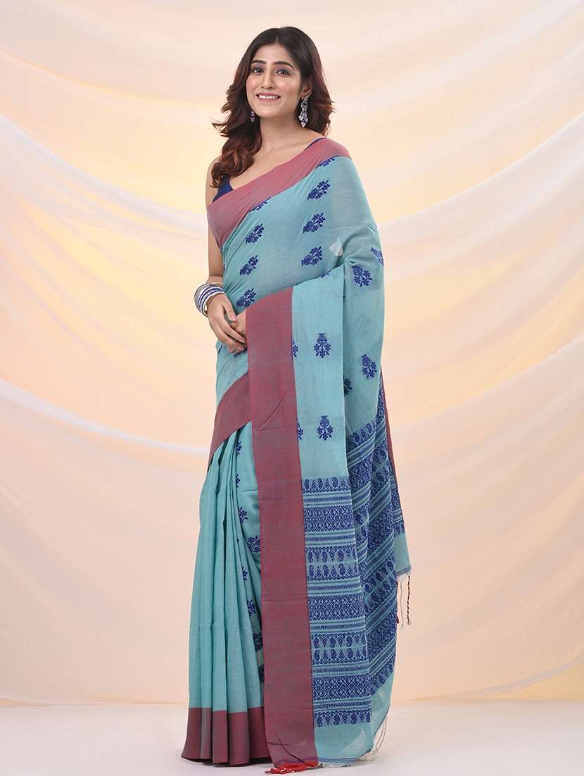 women self design handloom saree with blouse - 21961500 - Standard Image - 2