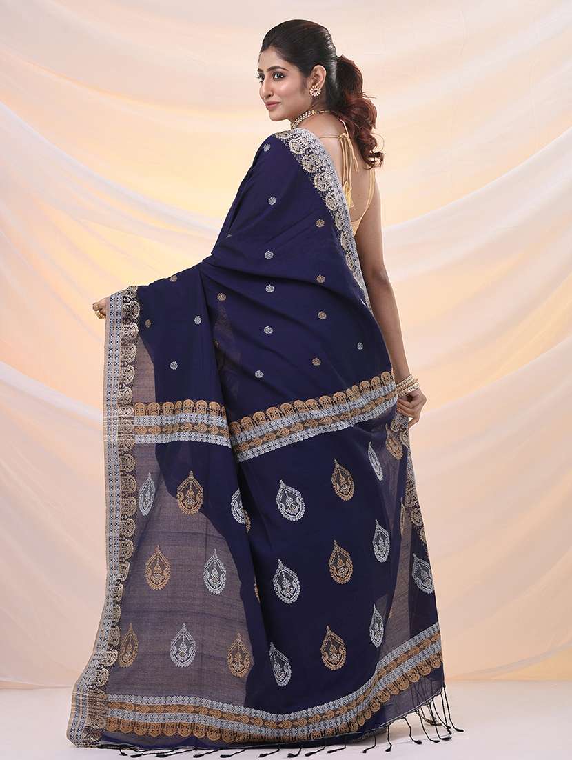 women self design handloom saree with blouse - 21961534 -  Standard Image - 2