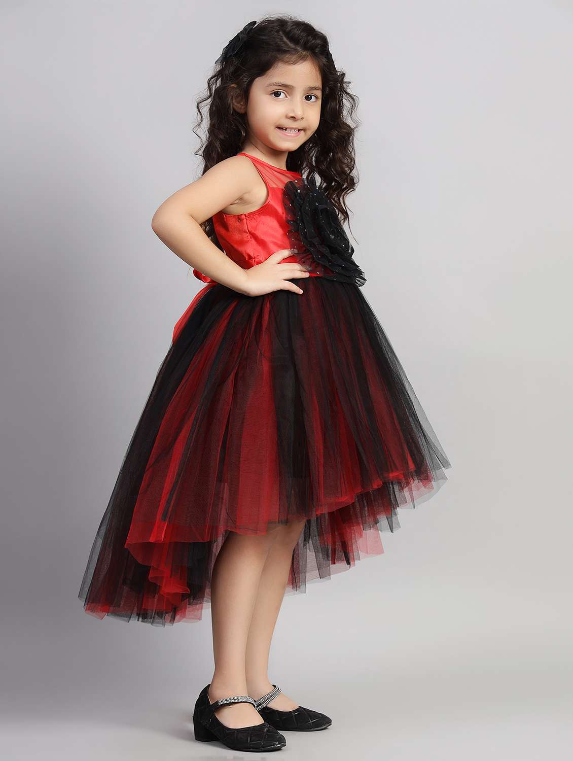 girls embellished sleeveless high low dress - 21961542 -  Standard Image - 2