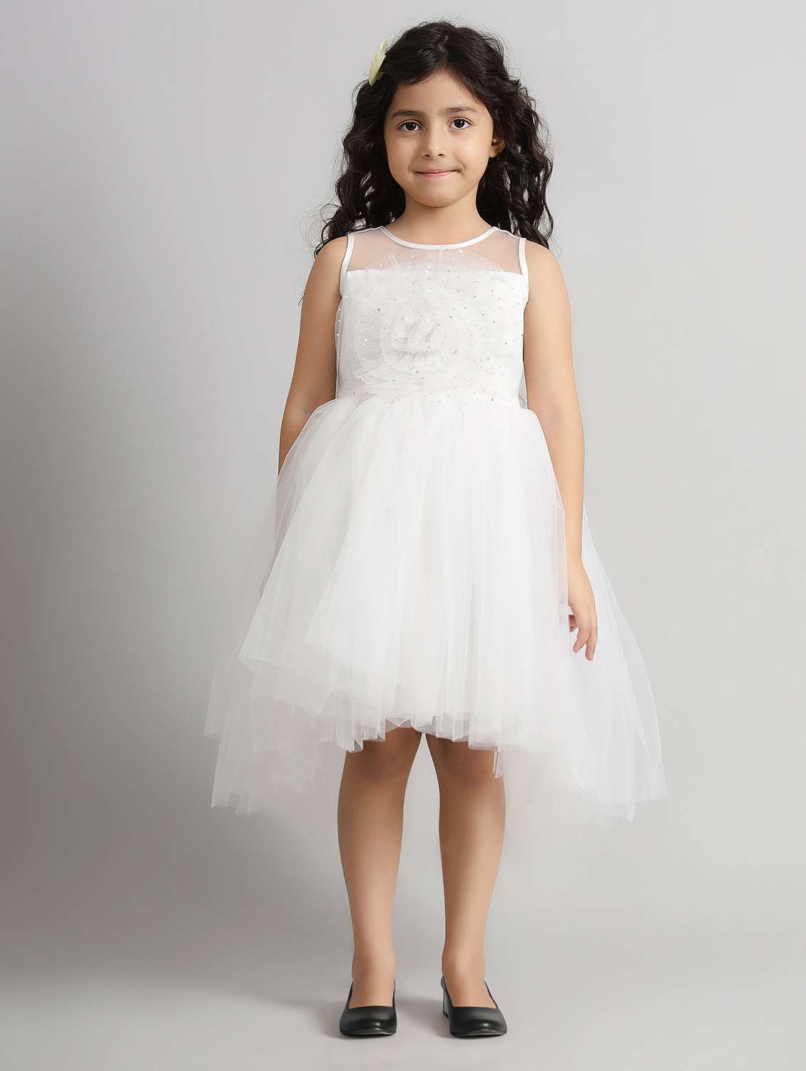 girls embellished sleeveless high low dress - 21961544 -  Standard Image - 2